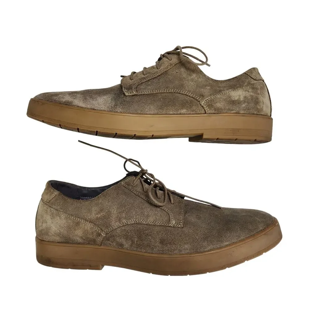 George Brown BILT Mens Sherman Derby Suede Lace Up Shoe Size 11‎ Brown Casual